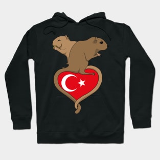 Gerbil Turkey (light) Hoodie